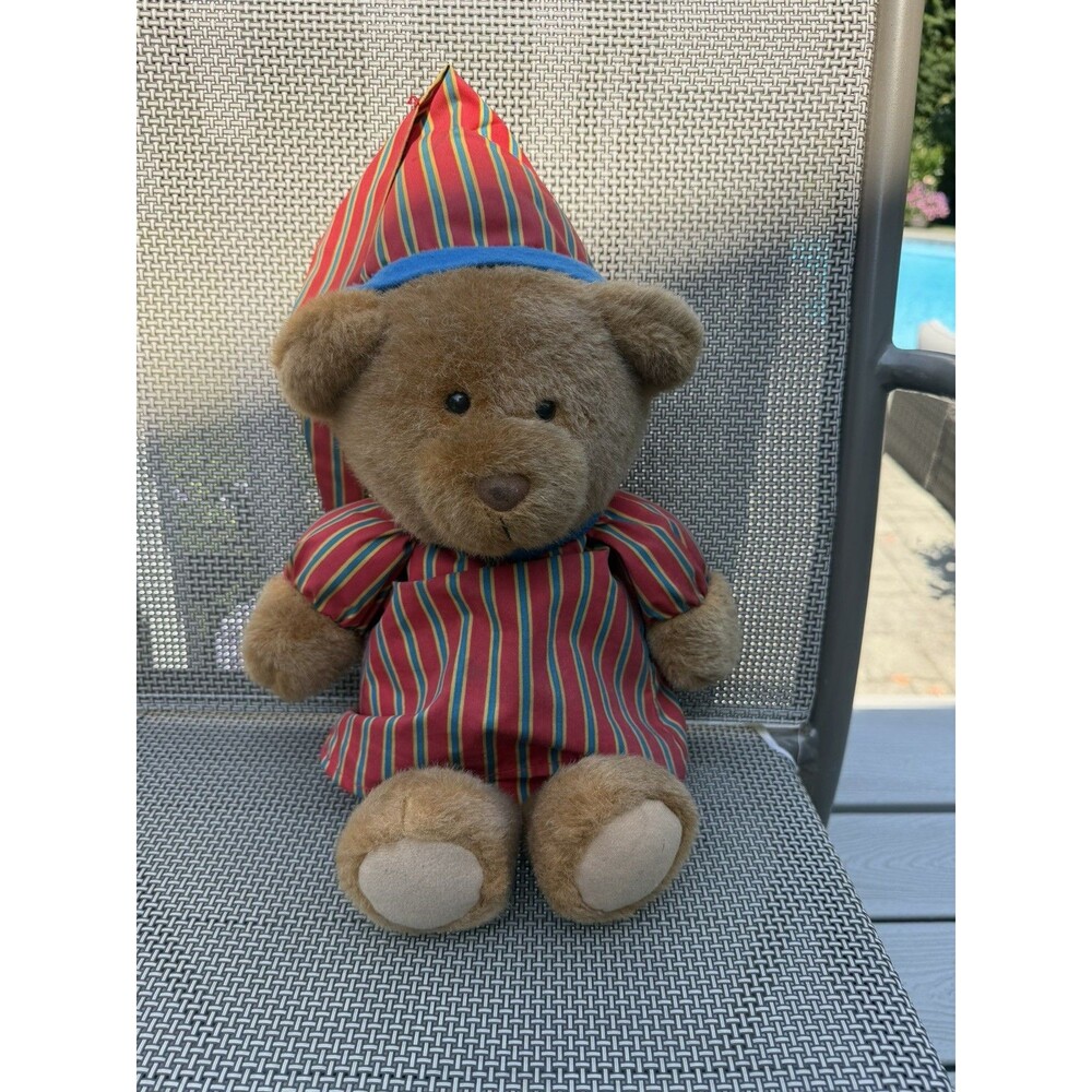 WORKING! Vintage Avon Sleepy Sherman Dream With Me Bedtime Teddy Bear Plush